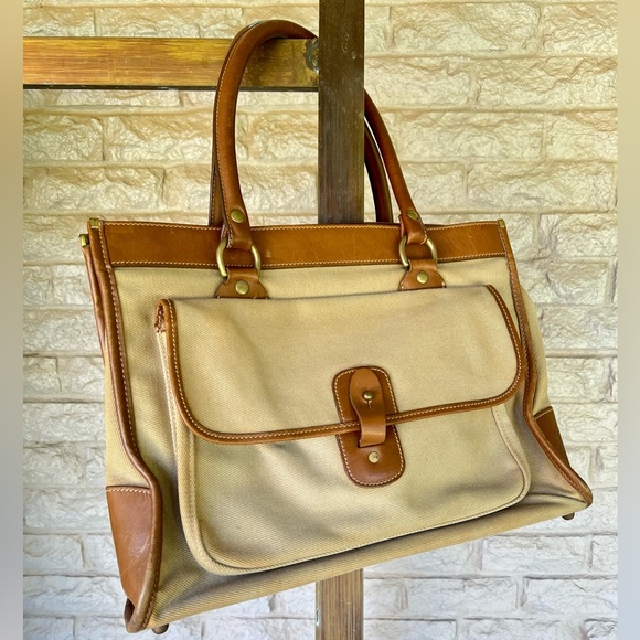 Beautiful 1980s No. 9 Gurkha canvas “Runabout” satchel Marley Hodgson - Picture 6 of 12